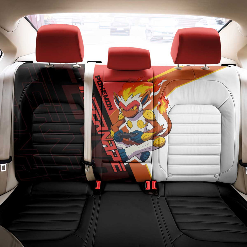 Infernape Poké Back Car Seat Cover Bold Retro Anime Style