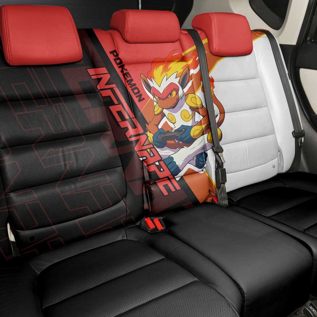 Infernape Poké Back Car Seat Cover Bold Retro Anime Style