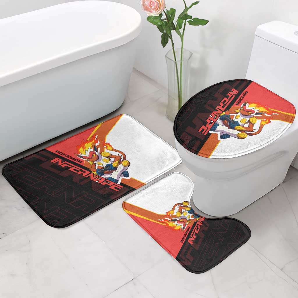 Infernape Poké Bathroom Set Bold Retro Anime Style