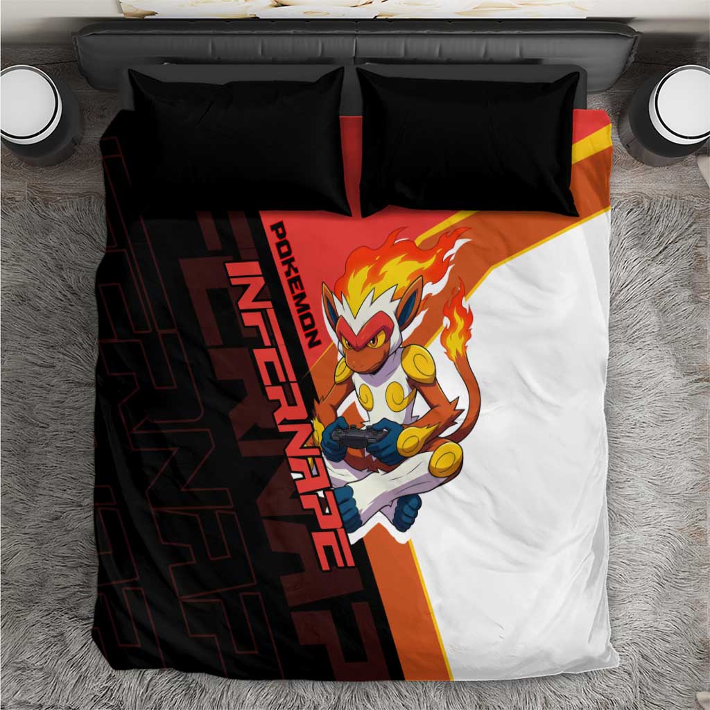 Infernape Poké Bedding Set Bold Retro Anime Style