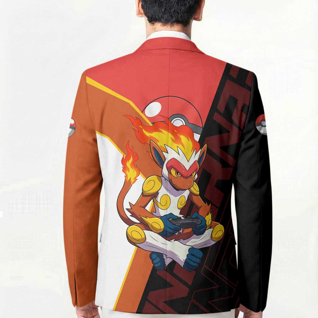 Infernape Poké Blazer Bold Retro Anime Style