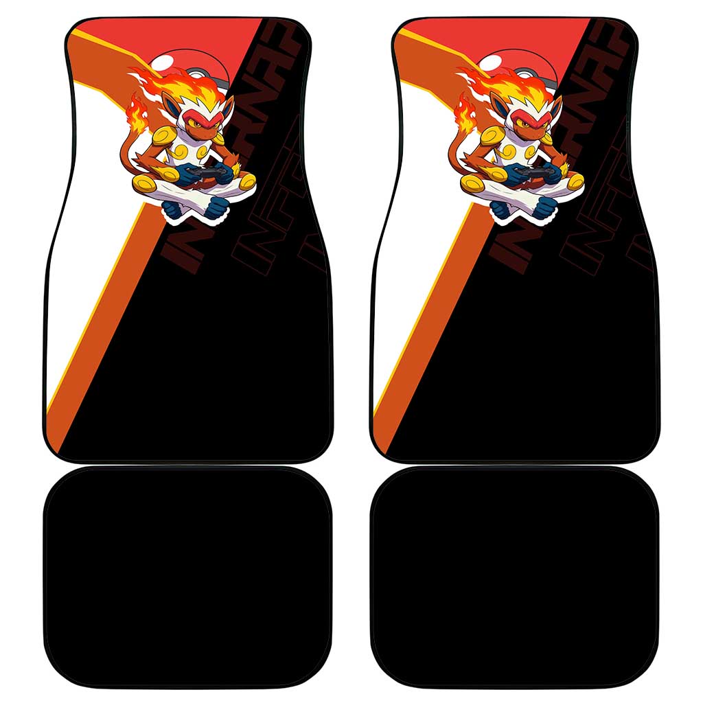 Infernape Poké Car Mats Bold Retro Anime Style