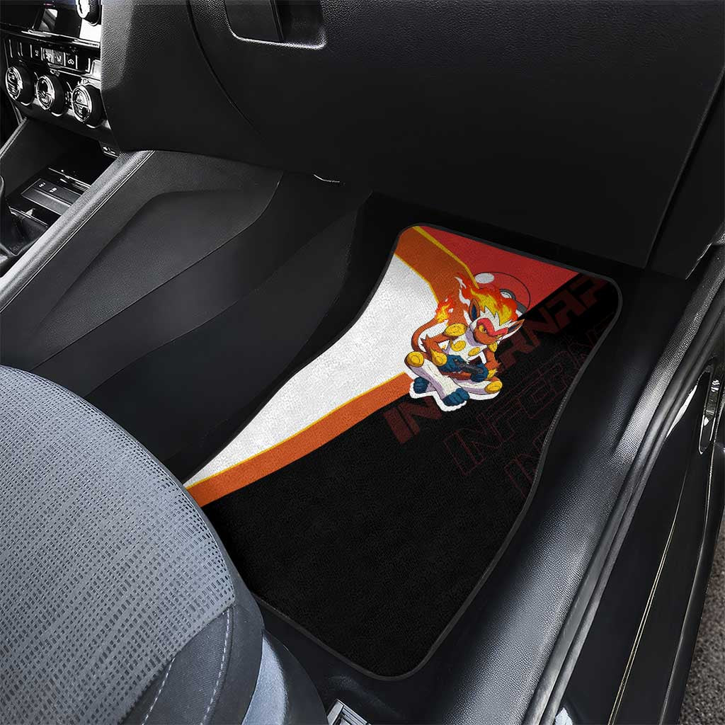 Infernape Poké Car Mats Bold Retro Anime Style
