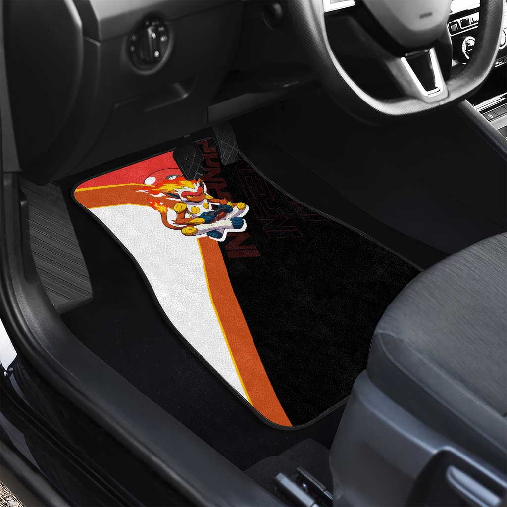 Infernape Poké Car Mats Bold Retro Anime Style