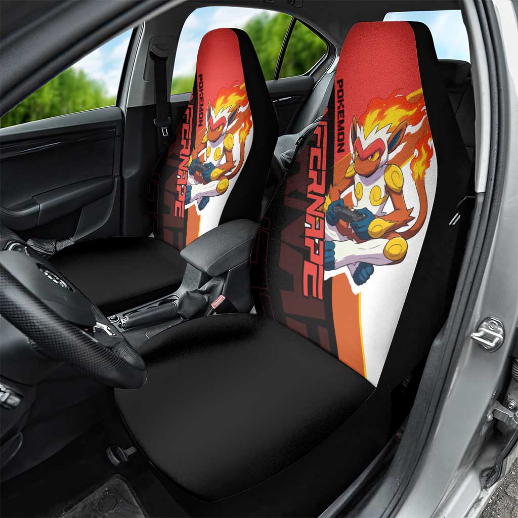 Infernape Poké Car Seat Cover Bold Retro Anime Style