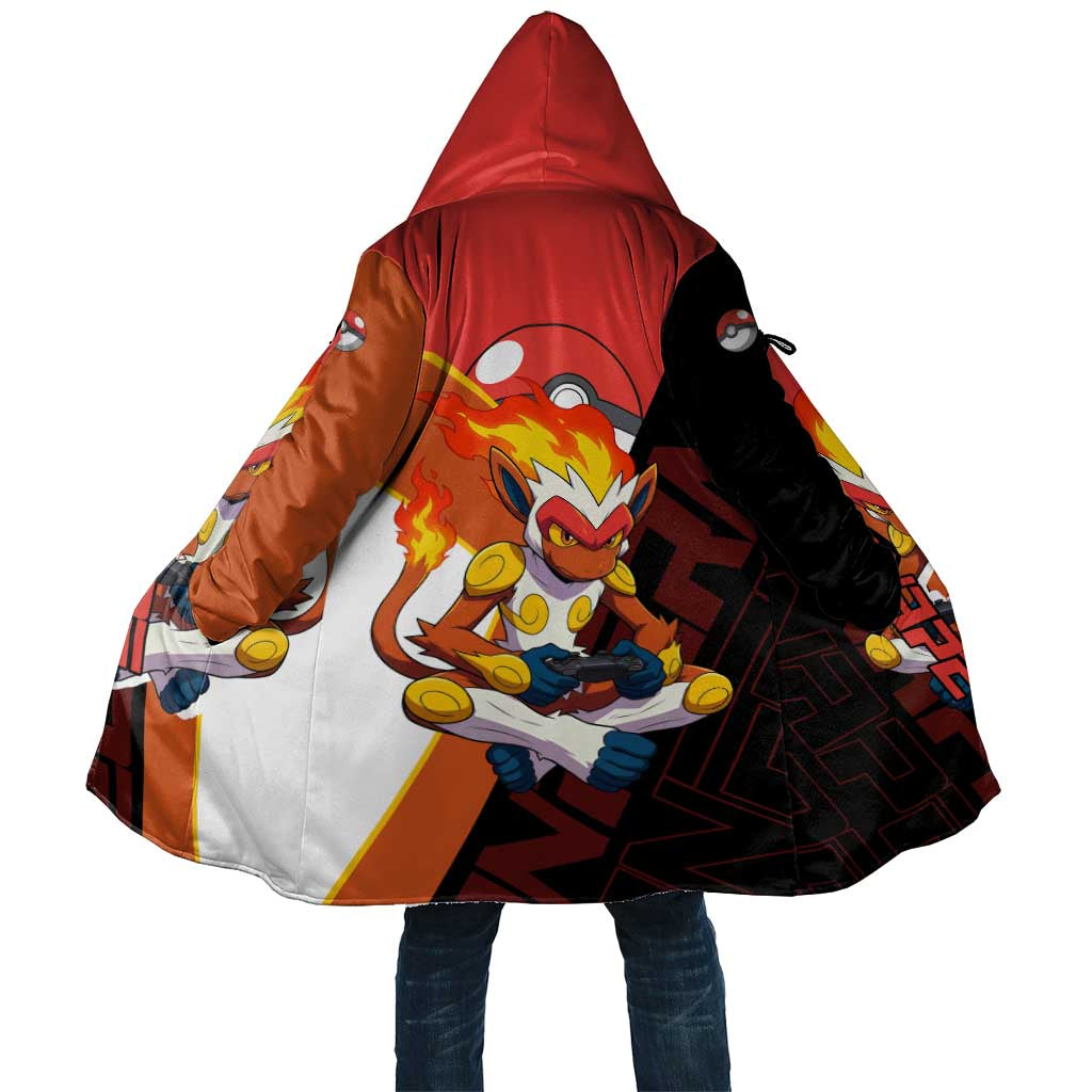 Infernape Poké Cloak Bold Retro Anime Style