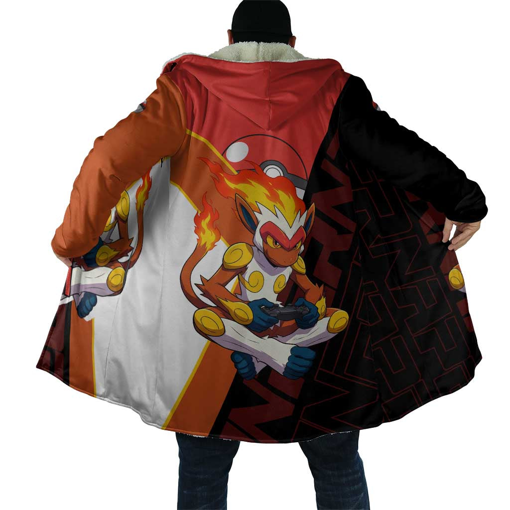 Infernape Poké Cloak Bold Retro Anime Style