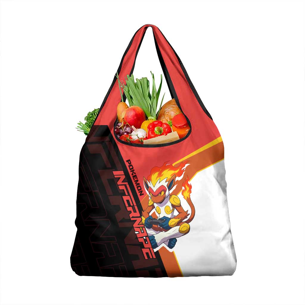 Infernape Poké Grocery Bag Bold Retro Anime Style