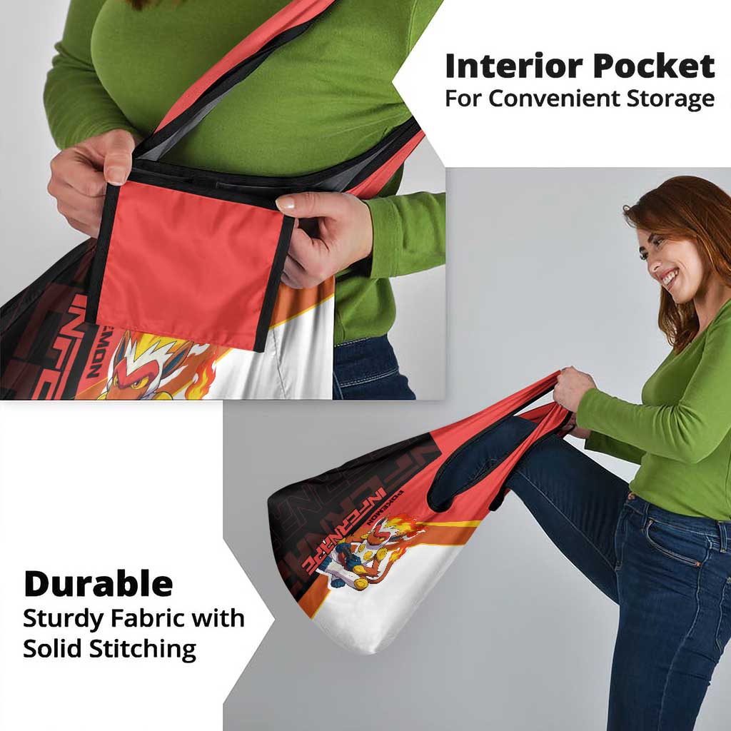 Infernape Poké Grocery Bag Bold Retro Anime Style