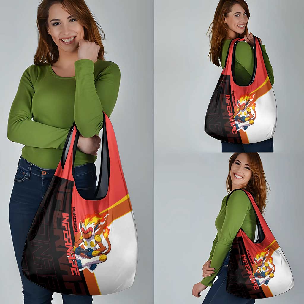 Infernape Poké Grocery Bag Bold Retro Anime Style
