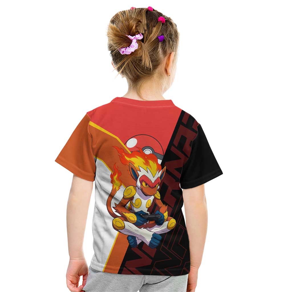 Infernape Poké Kid T Shirt Bold Retro Anime Style