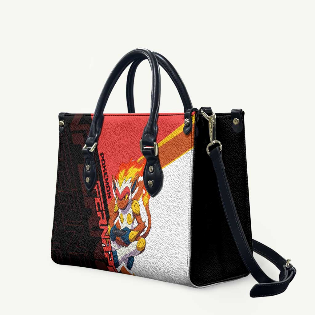 Infernape Poké Leather Bag Bold Retro Anime Style