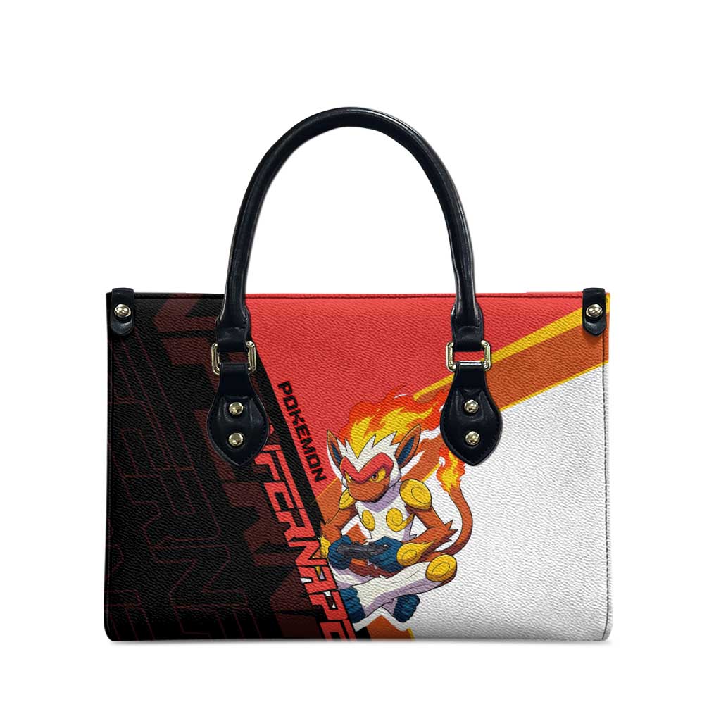Infernape Poké Leather Bag Bold Retro Anime Style