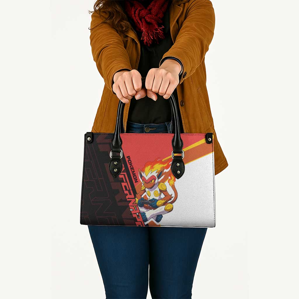 Infernape Poké Leather Bag Bold Retro Anime Style