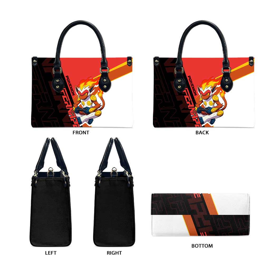 Infernape Poké Leather Bag Bold Retro Anime Style