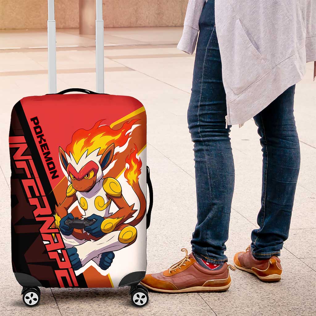 Infernape Poké Luggage Cover Bold Retro Anime Style