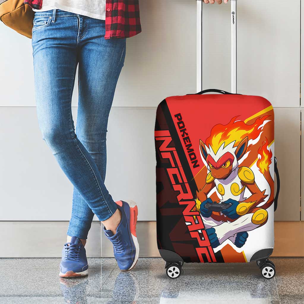 Infernape Poké Luggage Cover Bold Retro Anime Style