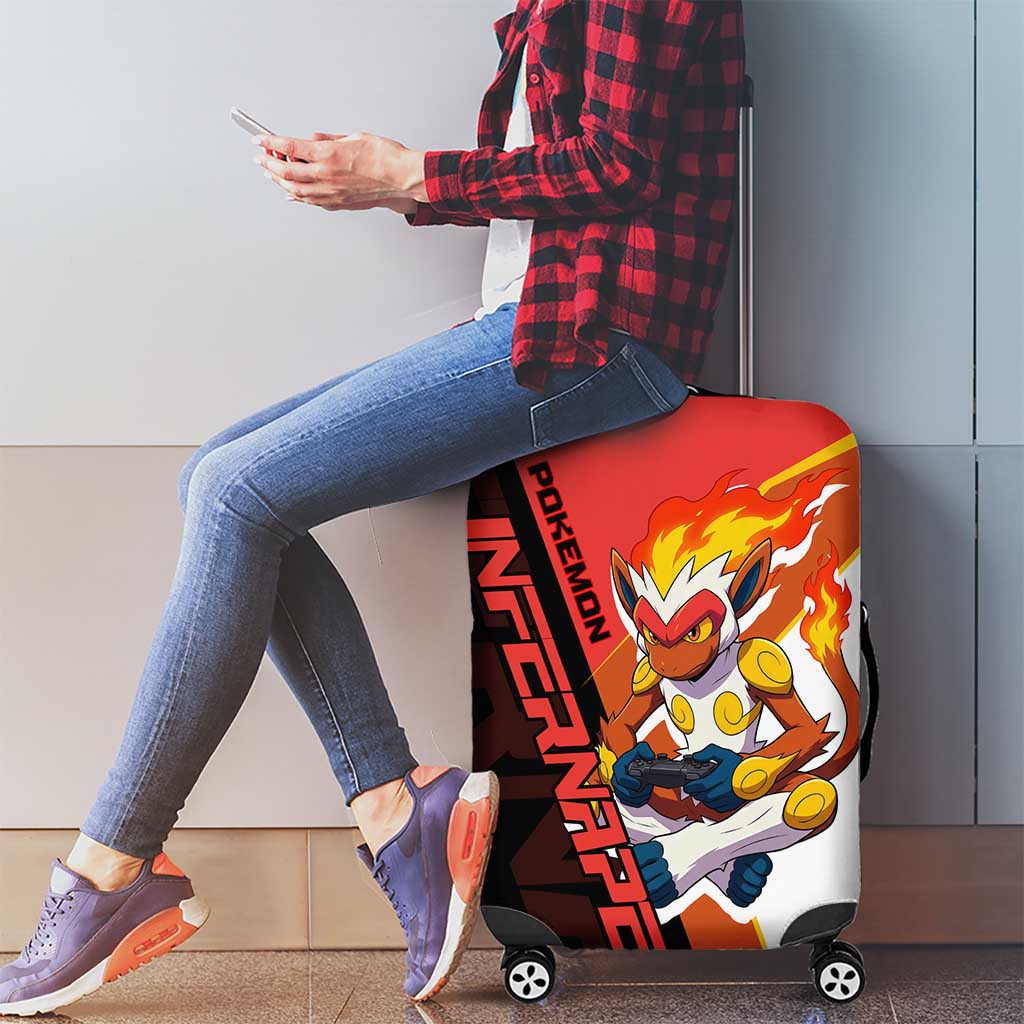 Infernape Poké Luggage Cover Bold Retro Anime Style