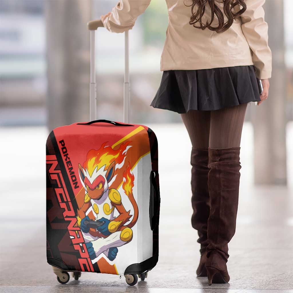 Infernape Poké Luggage Cover Bold Retro Anime Style