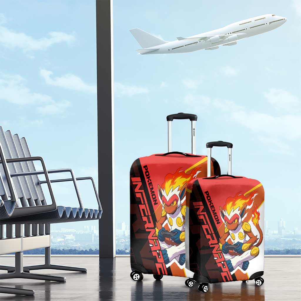 Infernape Poké Luggage Cover Bold Retro Anime Style