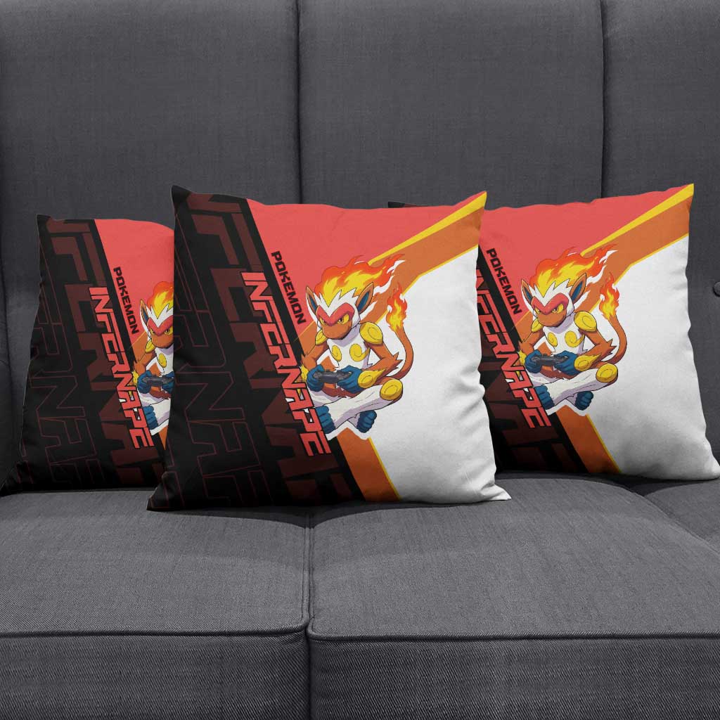 Infernape Poké Pillow Cover Bold Retro Anime Style