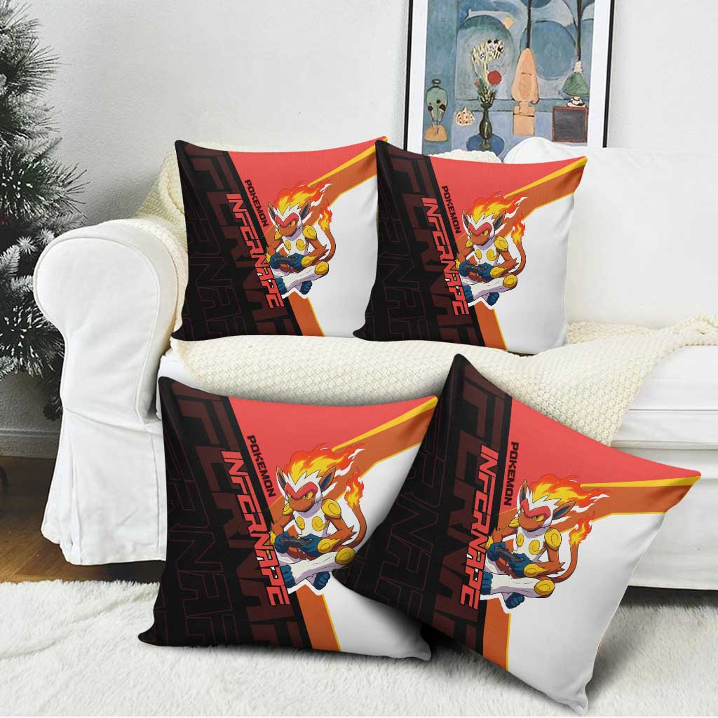 Infernape Poké Pillow Cover Bold Retro Anime Style