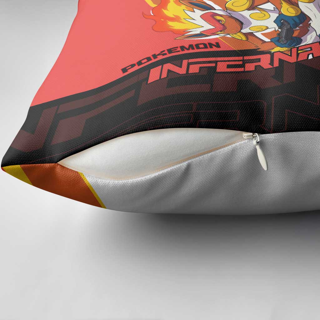 Infernape Poké Pillow Cover Bold Retro Anime Style
