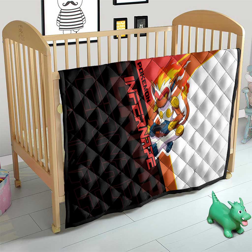 Infernape Poké Quilt Bold Retro Anime Style