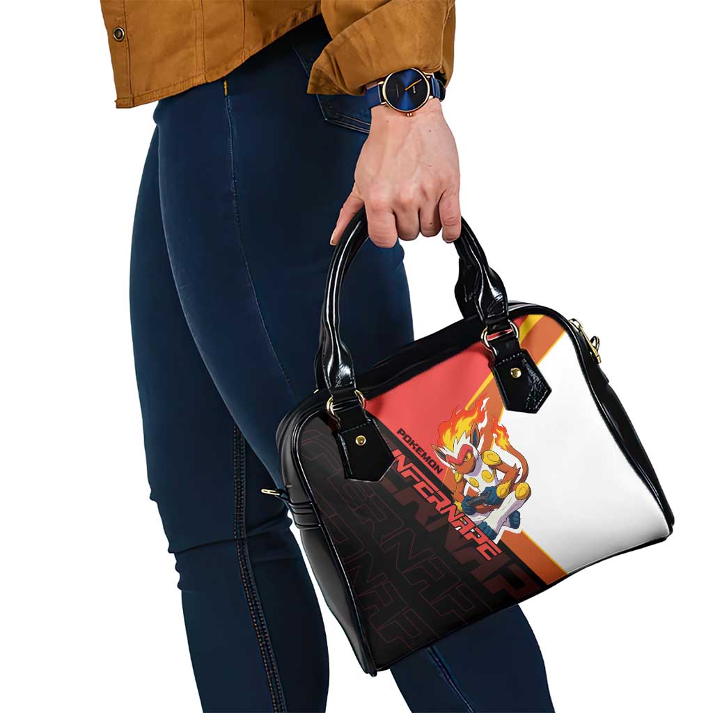 Infernape Poké Shoulder Handbag Bold Retro Anime Style