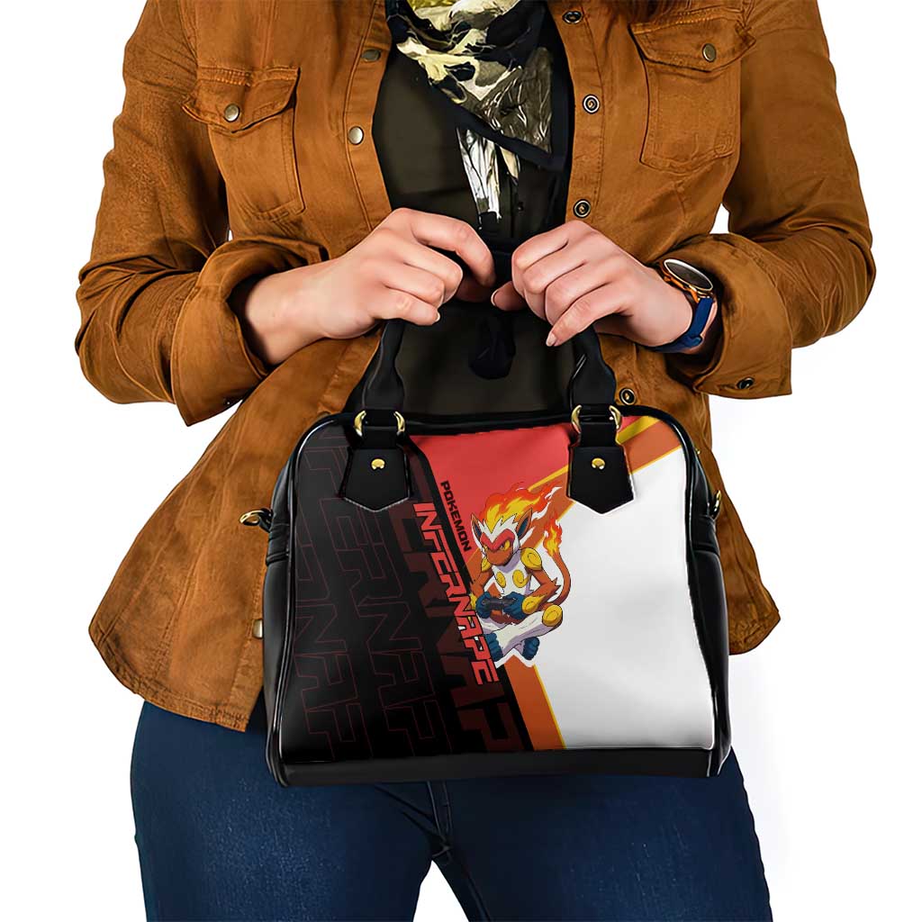 Infernape Poké Shoulder Handbag Bold Retro Anime Style