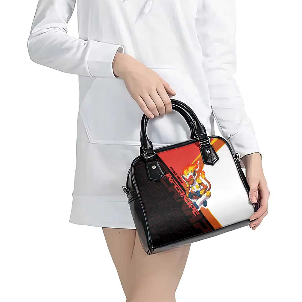 Infernape Poké Shoulder Handbag Bold Retro Anime Style