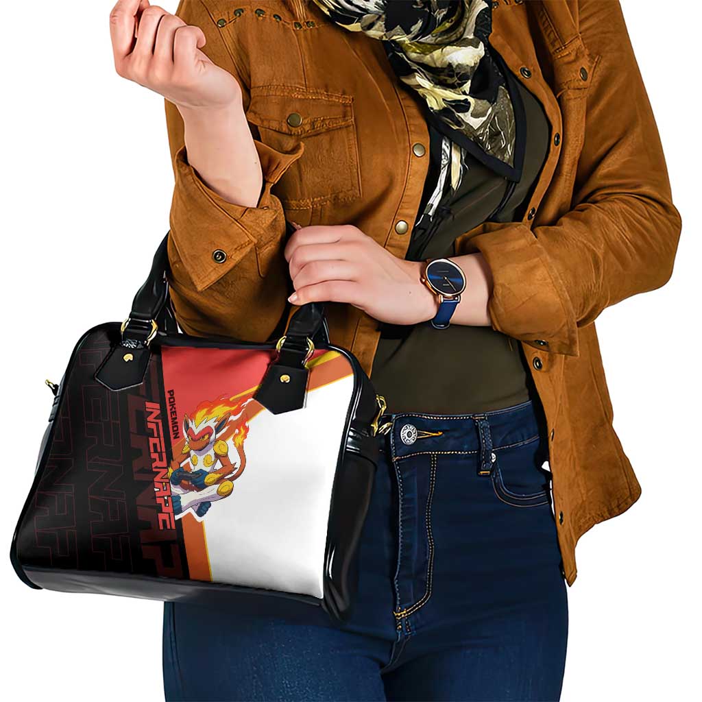 Infernape Poké Shoulder Handbag Bold Retro Anime Style