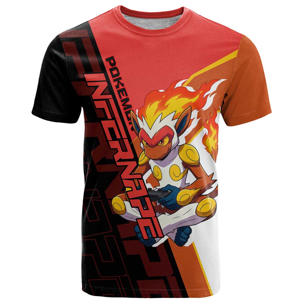 Infernape Poké T Shirt Bold Retro Anime Style