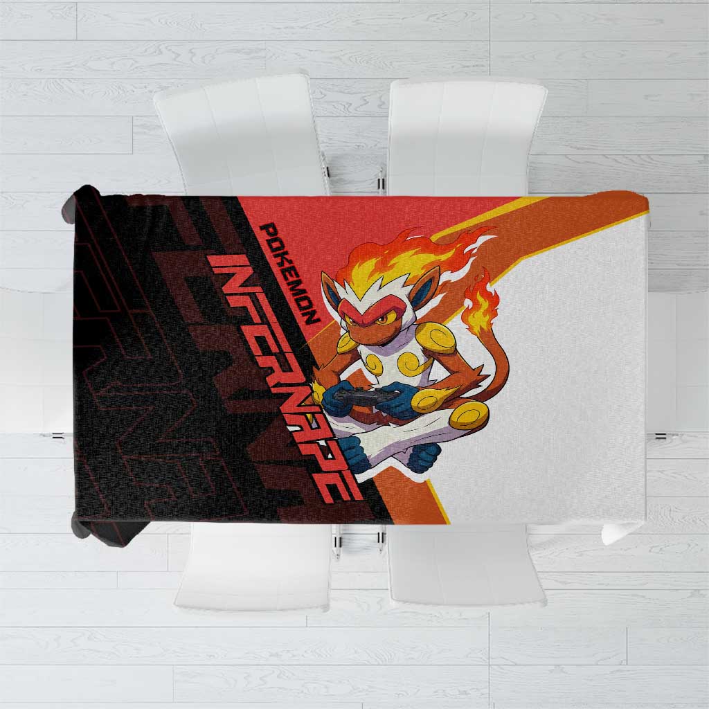 Infernape Poké Tablecloth Bold Retro Anime Style