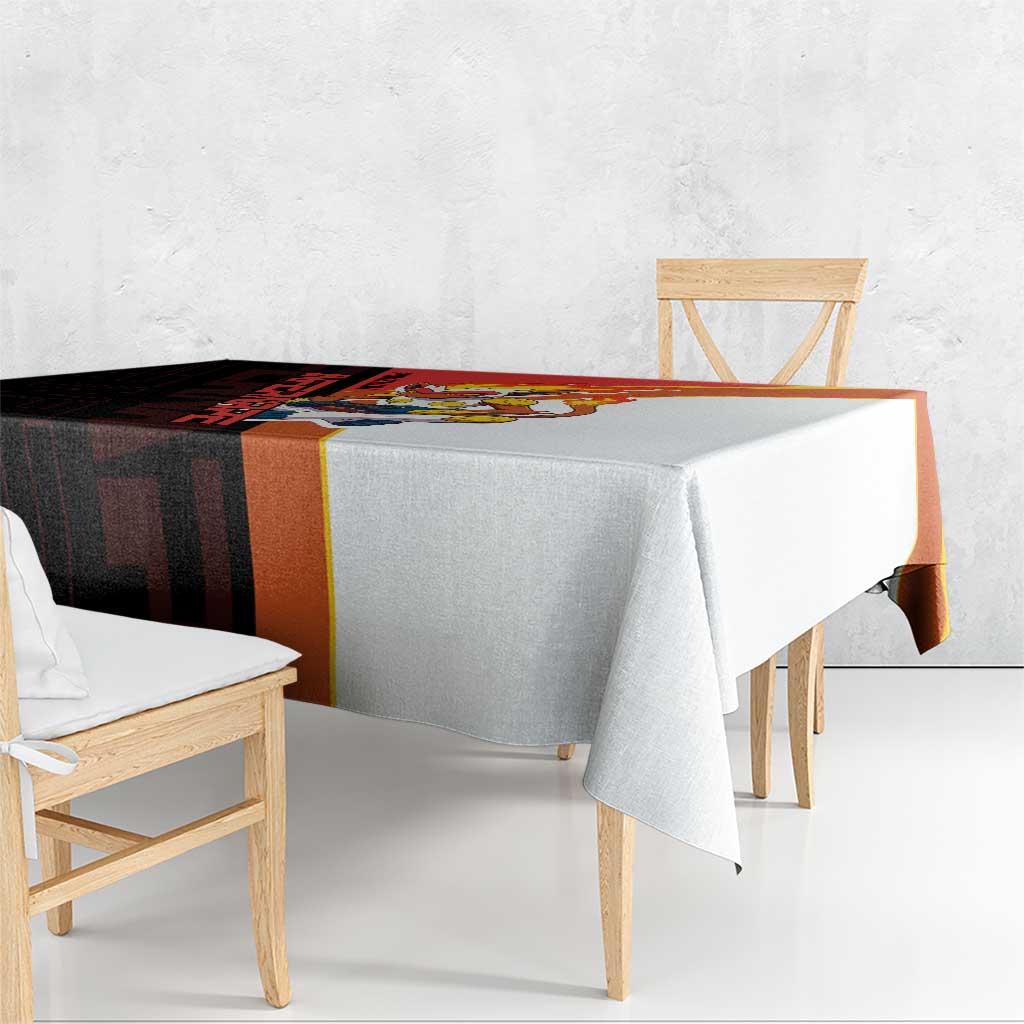 Infernape Poké Tablecloth Bold Retro Anime Style
