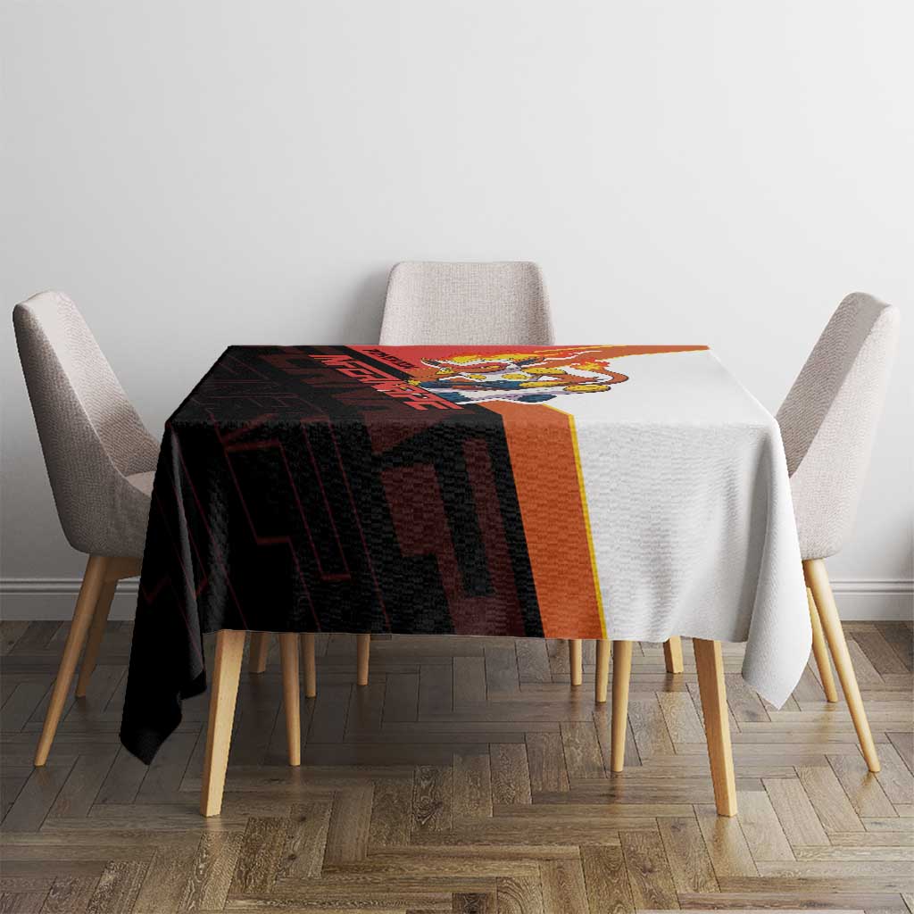Infernape Poké Tablecloth Bold Retro Anime Style