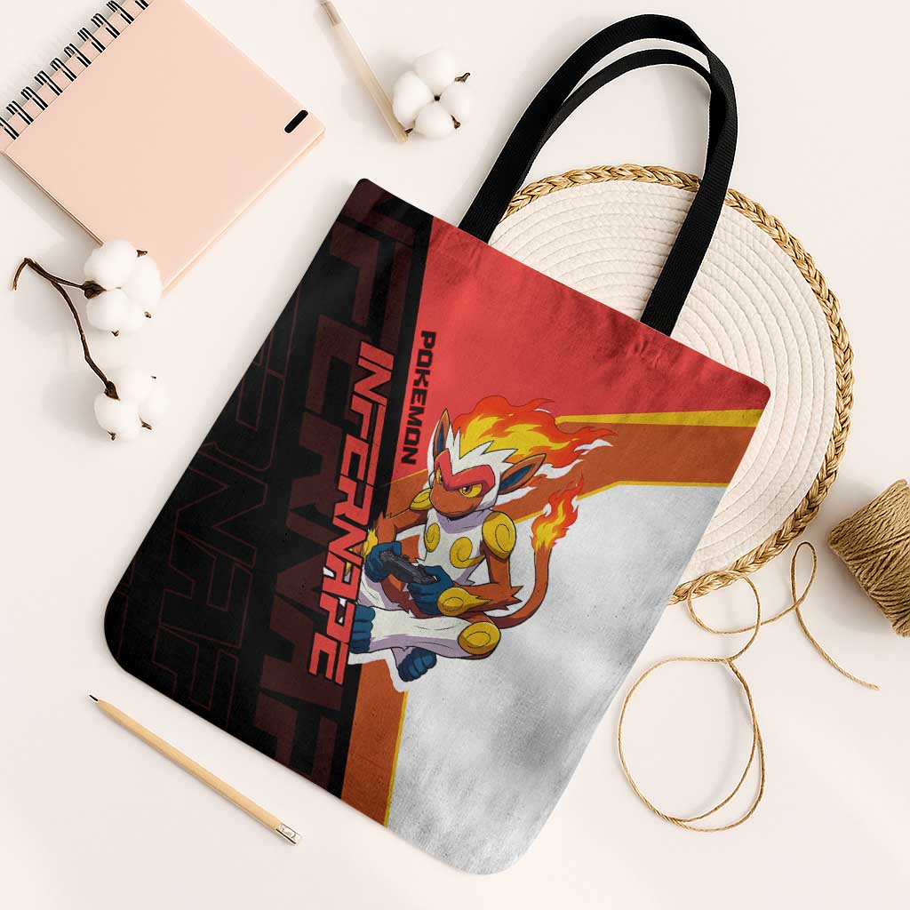 Infernape Poké Tote Bag Bold Retro Anime Style