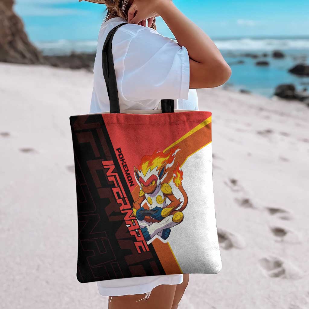 Infernape Poké Tote Bag Bold Retro Anime Style