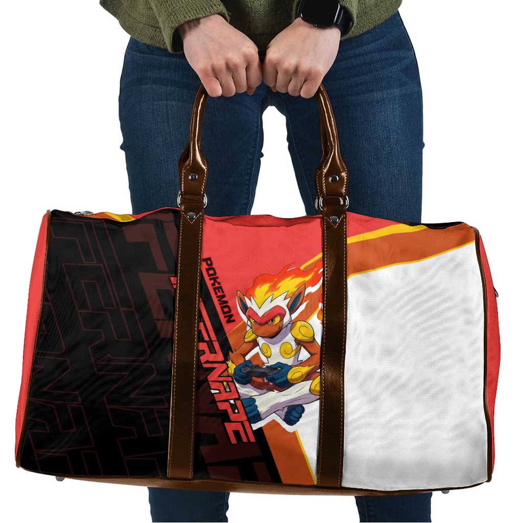 Infernape Poké Travel Bag Bold Retro Anime Style