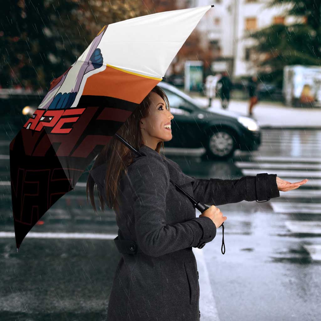 Infernape Poké Umbrella Bold Retro Anime Style