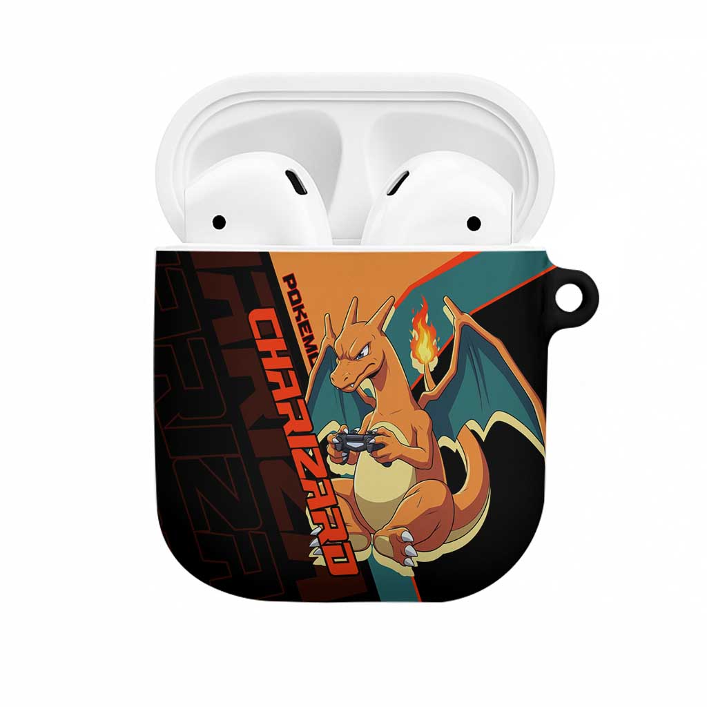 Charizard Poké AirPods Case Retro Anime Gaming Style