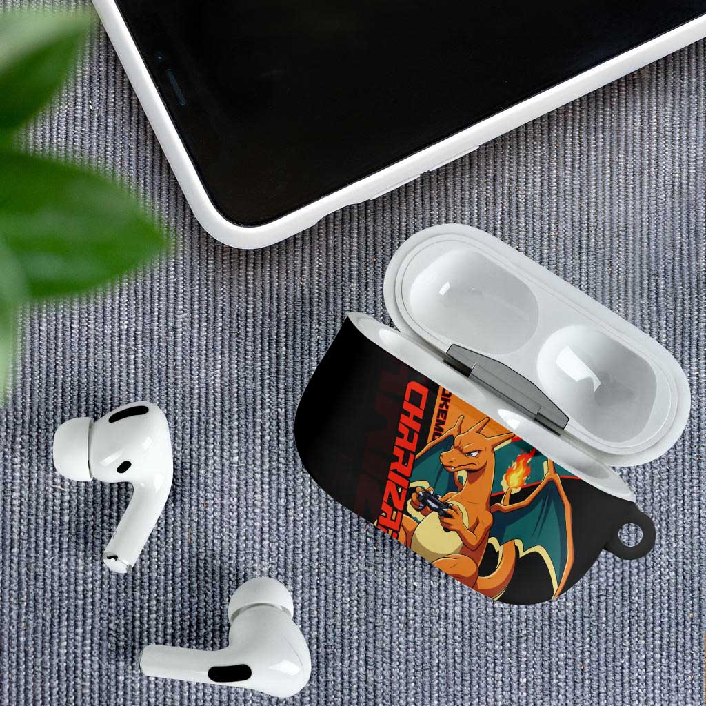 Charizard Poké AirPods Case Retro Anime Gaming Style