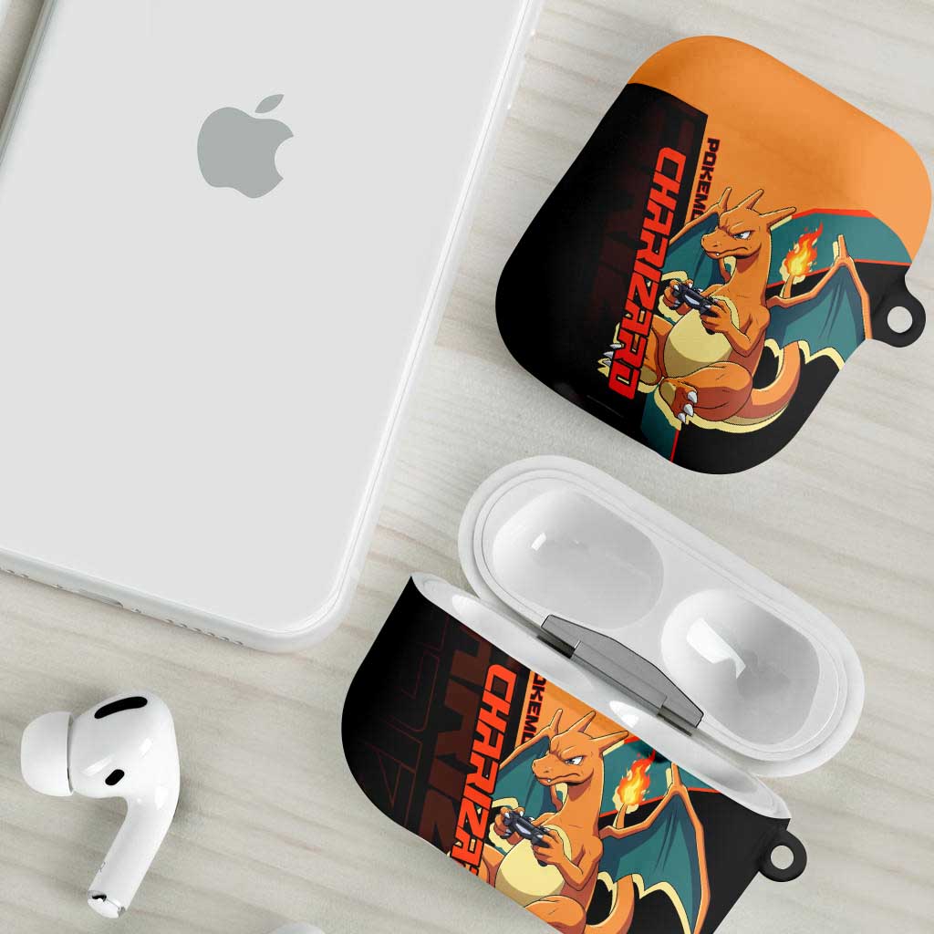 Charizard Poké AirPods Case Retro Anime Gaming Style