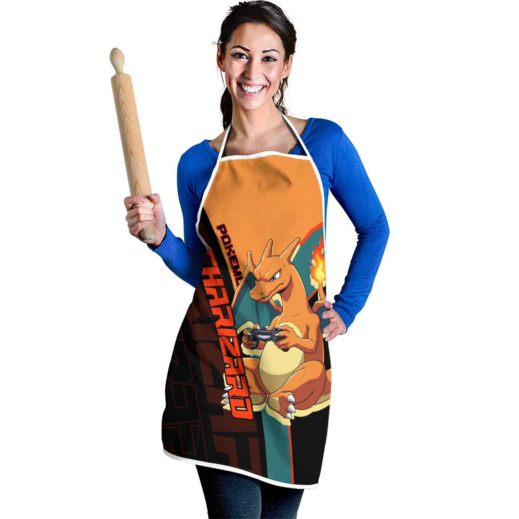 Charizard Poké Apron Retro Anime Gaming Style
