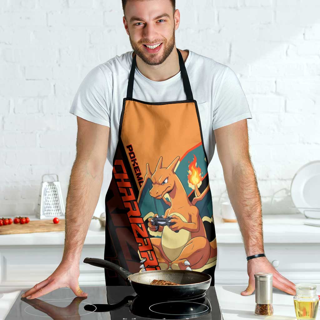 Charizard Poké Apron Retro Anime Gaming Style