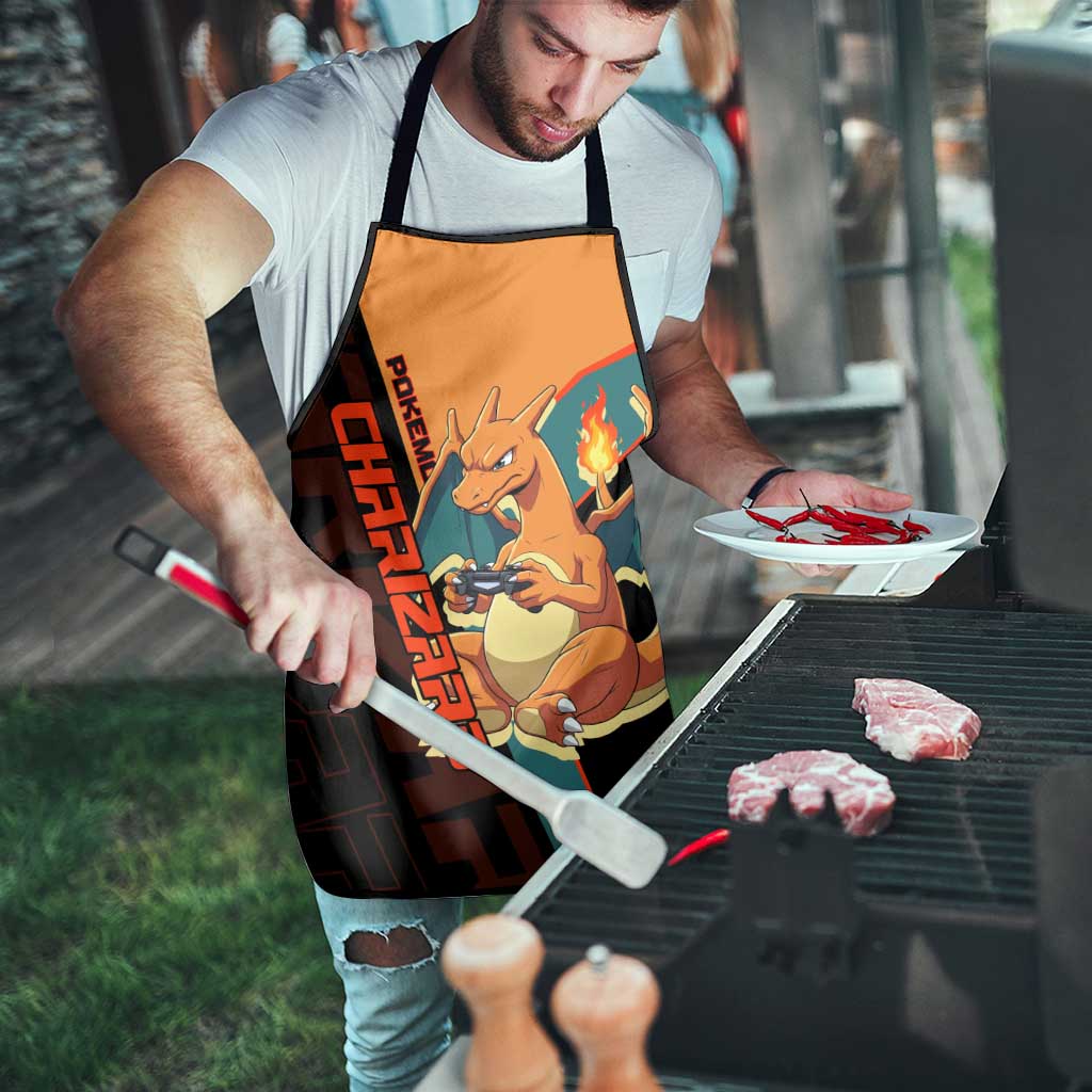 Charizard Poké Apron Retro Anime Gaming Style