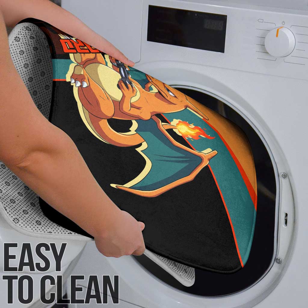 Charizard Poké Bathroom Set Retro Anime Gaming Style