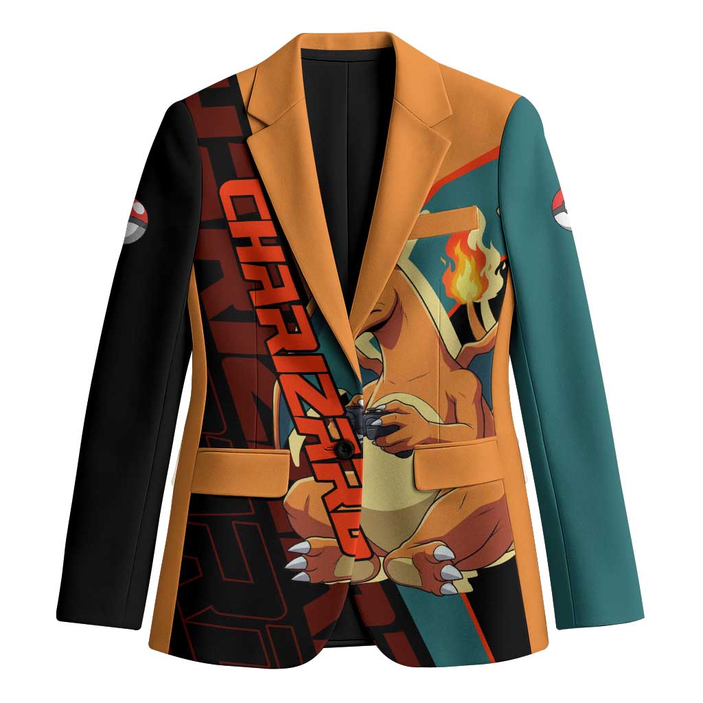 Charizard Poké Blazer Retro Anime Gaming Style