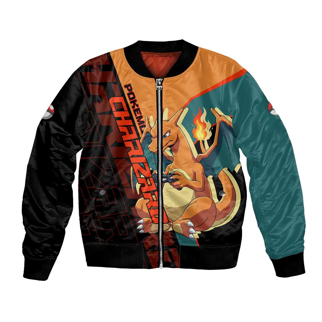 Charizard Poké Bomber Jacket Retro Anime Gaming Style