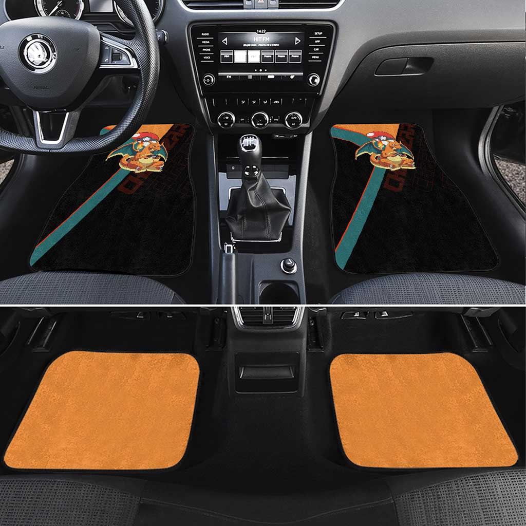 Charizard Poké Car Mats Retro Anime Gaming Style